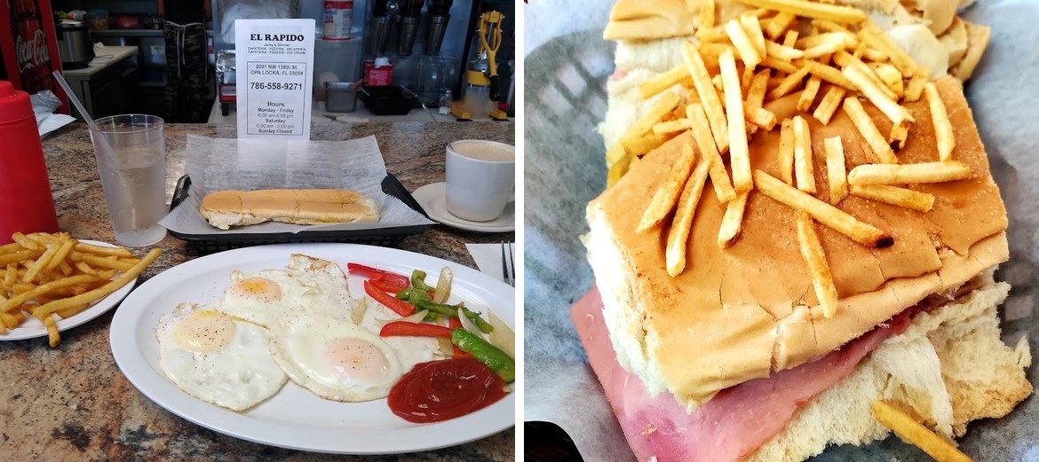El Rapido Menu