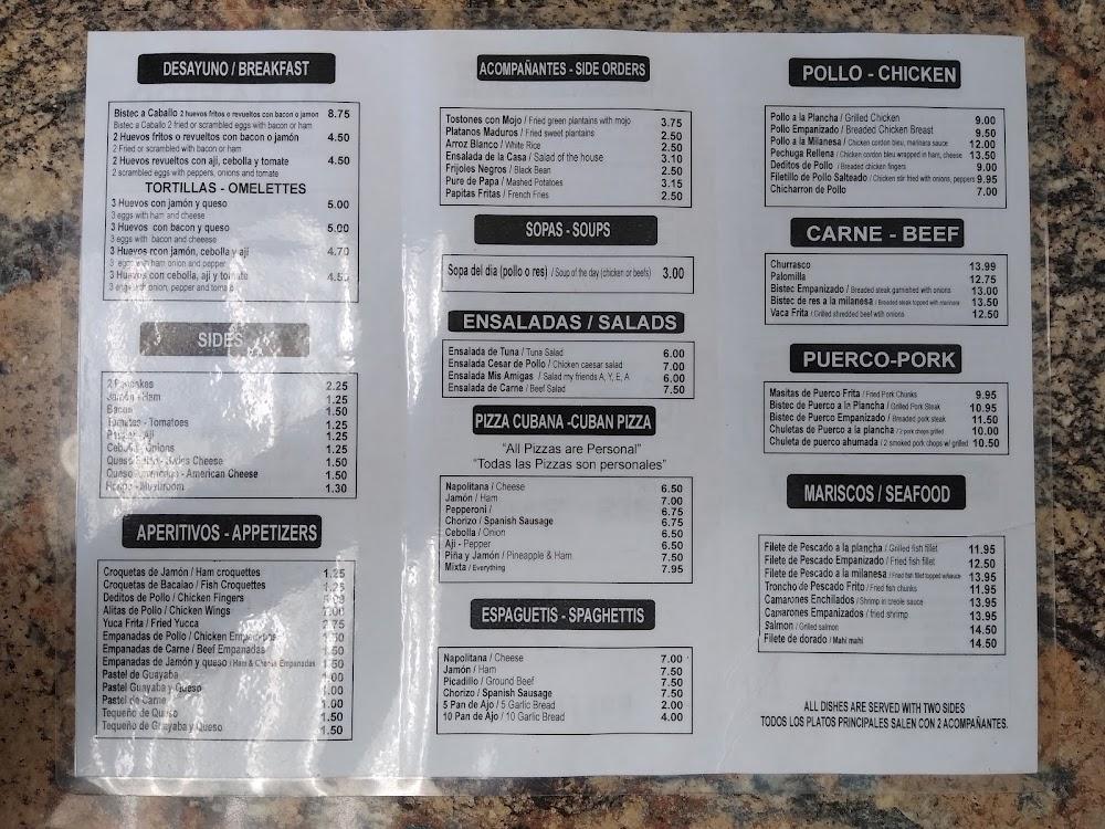El Rapido Menu image 3