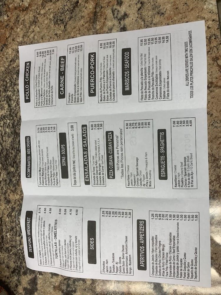 El Rapido Menu image 4